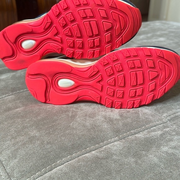 Nike Air Max 97 White Navy Pink - Picture 12 of 14